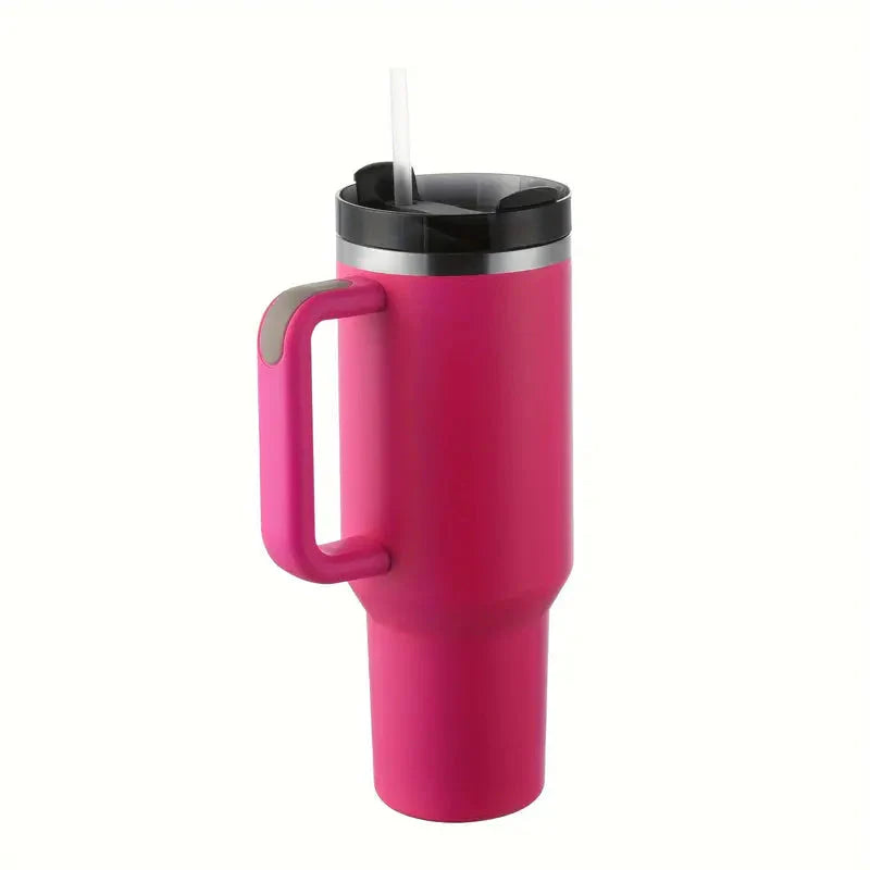 Tumbler with Handle And Straw Lid, Leak-proof Travel 40oz Coffee Mug