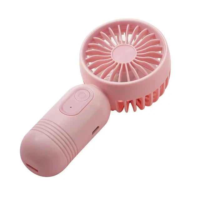 USB Rechargeable Mini Portable Fan with 3 Speeds